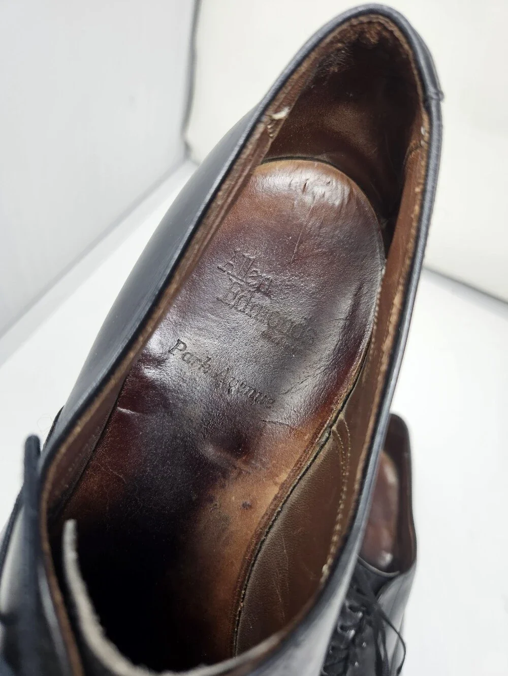Allen Edmonds Park Avenue Cap Toe Leather Lace Up Oxfords Dress Shoes Men's 10.5